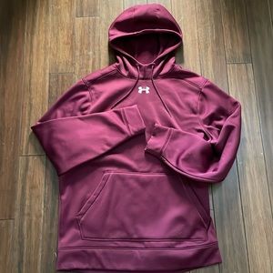 Under Armour burgundy hoodie size large